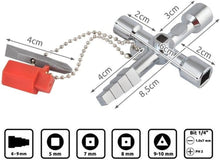 Carica l'immagine nel visualizzatore di Gallery, MUNDIAL Chiave Universale Multiuso per Contatori