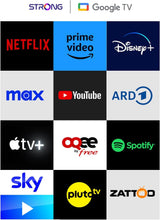 Carica l'immagine nel visualizzatore di Gallery, STRONG SRT41 Stick 4K HDMI Trasforma la tua TV in Smart Tv e Guarda i tuoi Canali del Digitale Terrestre in HD con Internet senza Antenna e con un Unica APP