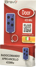 Carica l'immagine nel visualizzatore di Gallery, BRAVO Radiocomando Apricancello Door 433Mhz