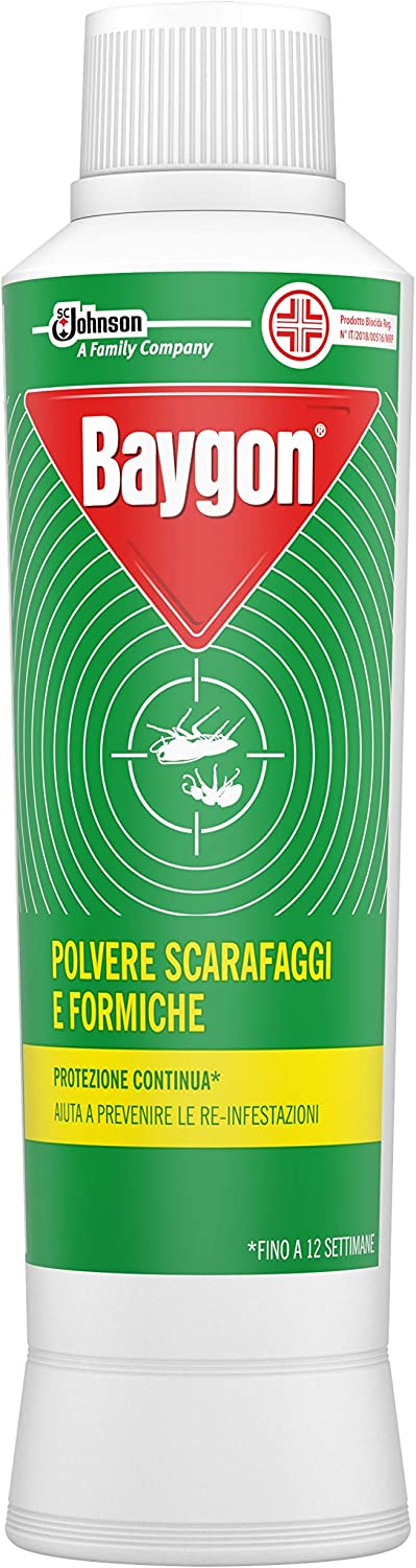 BAYGON Insetticida Polvere Contro Formiche e Scarafaggi