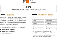 Load image into Gallery viewer, FAREN F400 Rimuovi Cemento Stucco e Colla dai Pavimenti
