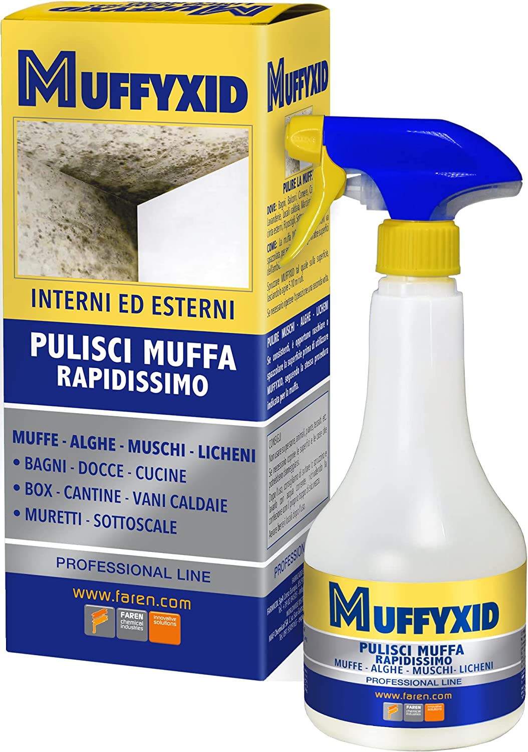 FAREN MUFFYXID Pulisci Muffa Rapido 500ml