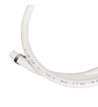 Carica l&#39;immagine nel visualizzatore di Gallery, ALMAPLAST Tubo GAS Metano in Gomma Bianca e Fascette UNI 7140 - CL1 - TIPO A1 - DN15 - 0,2 bar
