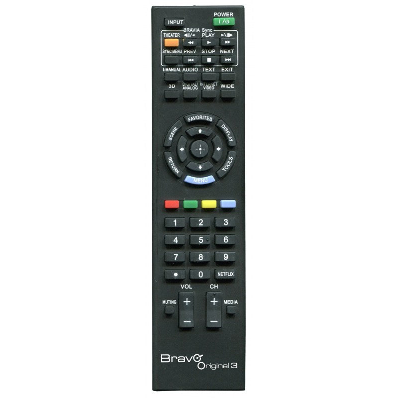BRAVO Ready-to-use Sony TV remote control 