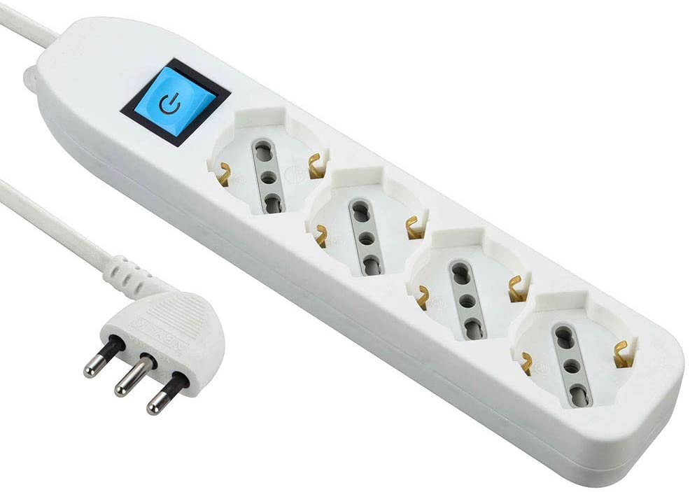 ELECTRALINE Multipresa Elettrica tutte con Cavo da 1,5 mt