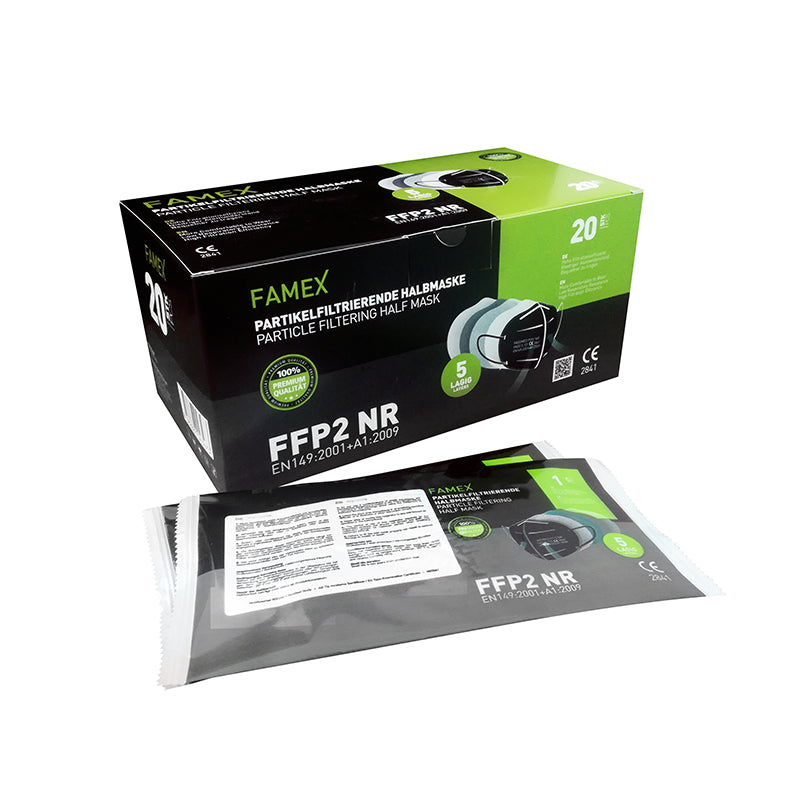 FAMEX 20 Mascherine FFP2 Certificata CE 2841