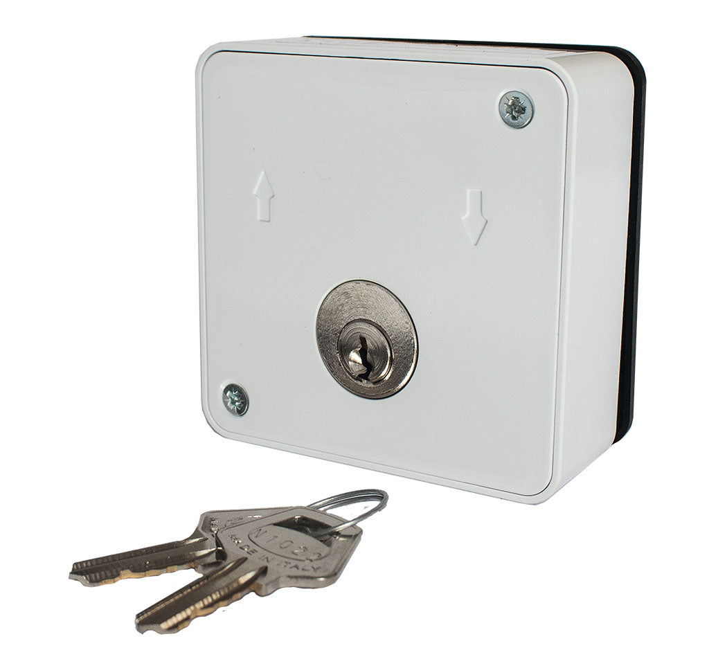 FLATKEY Selettore a Parete con Chiave per Apertura/Chiusura Serranda