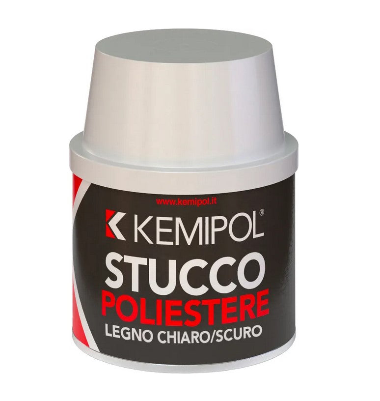 KEMIPOL Stucco Poliestere per Legno Chiaro/Scuro 150ml