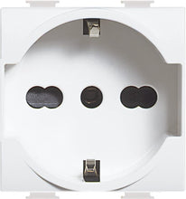 Carica l&#39;immagine nel visualizzatore di Gallery, BTICINO Matix Presa Schuko+Bipasso Originale AM5440/16
