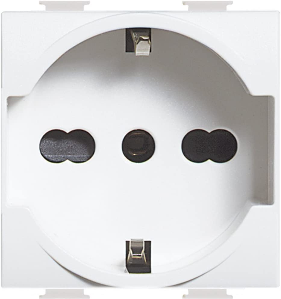 BTICINO Matix Presa Schuko+Bipasso Originale AM5440/16