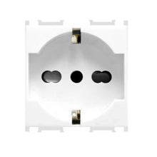 Carica l&#39;immagine nel visualizzatore di Gallery, BTICINO Magic Presa Schuko/Bipasso Compatibile

